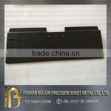 China supplier cnc machinery customized sheet metal high drilling panel with black powder coating