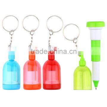 mini bath bottle ball pen for promotion