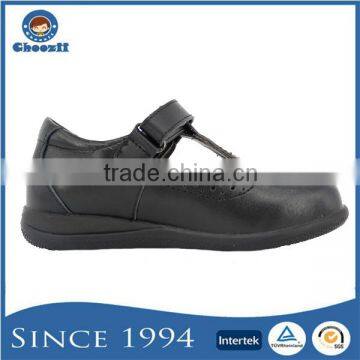 Hot Girls T Strap Black School Shoes With Action Leather photo-4