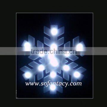 white led snowflake shape hanging window light , led decorative deer light on the window