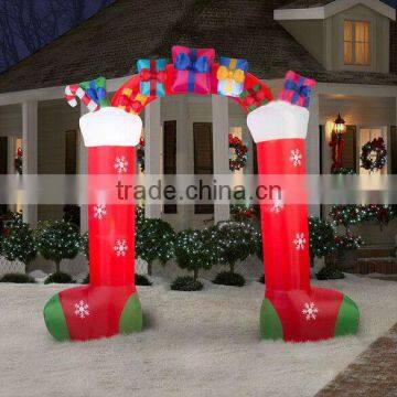 Inflatable Christmas Arch/ Inflatable Socks Arch