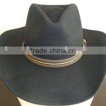 fashion 100% wool felt cowboy hat,wool felt western cowboy hat