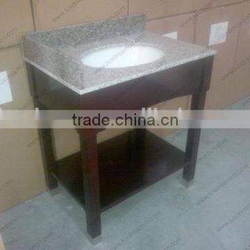 30" Modern Wood Console Hotel Bathroom Vanity photo-4