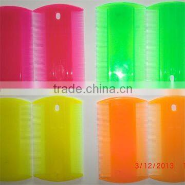 Nit Combs, CE, bright color PP material, non transparent, malleable