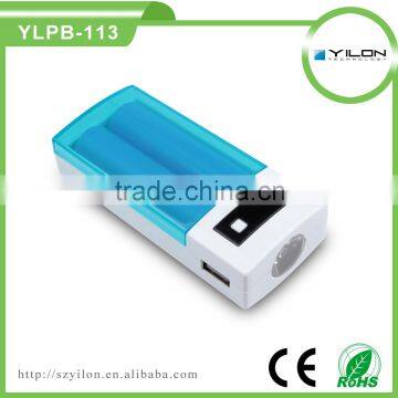 Professionsal factory wholesale universal portable power bank with cable 5200