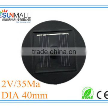 2V 35Ma Round Small Solar Panel