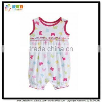 BKD Flower Printed Baby Animal Rompers photo-4