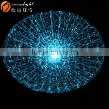 Chrismas color changing remote control fiber optic lamp OM097