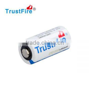 3V non-rechargeable lithium battery 1300mAh 3V TrustFire non-rechargeable Li-ion battery black/white 3.0v lithium battery CR123A