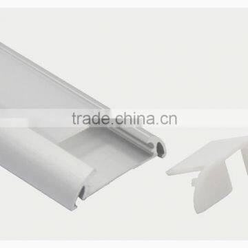 Flat and 26mm width for double-row strips Aluminum Profile TED001PN8