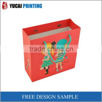 Custom gift bag shopping bag of fine art paper bag