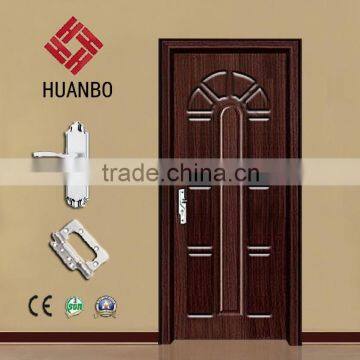 Deep carved europe design mdf pvc door internal doors for hotel