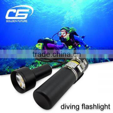 IP68 waterproof high power mini led diving flashlight