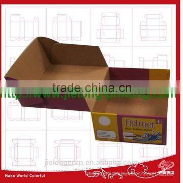 Custom Printed Natural Brown Kraft Paper Packaging