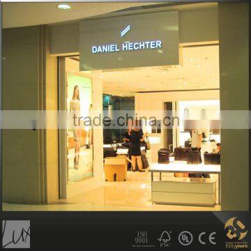 Elegant handbag shop fitting design for retail store