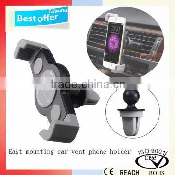 Universal 360 degree car air vent mounted mobile phone holder