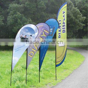 2016 hot sales Teardrop Flag Outdoor banner beach flags