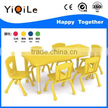 Guangzhou Supplier High quality Blow Mould Ajustable Kids Study Table for Kids