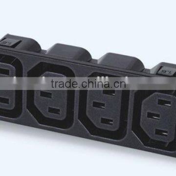 New product 2016 wholesales alibab, 4 gang outlet power strip, IEC C13 female connector socket electrical connector