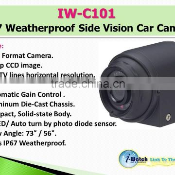 IW-C101 IP67 Color CCD Vehicle Mounted Side View Camera