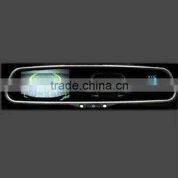 Latest car dvr rearview mirror for cars in 3.5inch of compass/temperature for your car