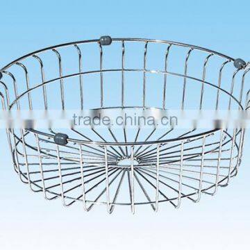 wire basket for kichen cabinet round storage basket