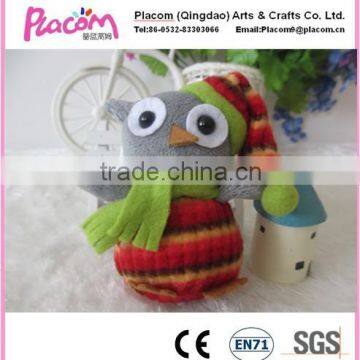 2015 New High Quality Plush Owl Keychain Hot Selling