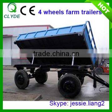 Cheap Price farm tractor tipping trailer Hot selling 2014