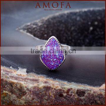 2016 Fashion Druzy Turkish Rings For Women