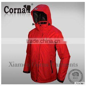 Fashionable OEM red nylon 2016 winter coats and jackets for women