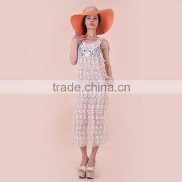 Transparent fashion new arrival lace dress women