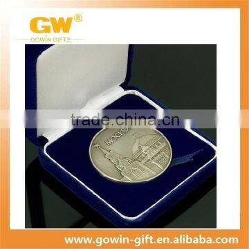 wholesale custom metal souvenir coin with box