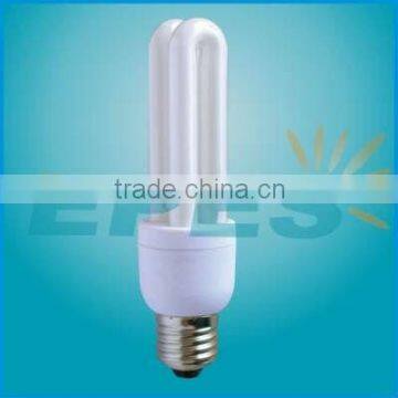 China factory indoor home ce rohs 2700k-6500k T4 2U CFL energy saving light bulb