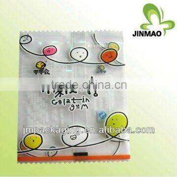 Customize print food grade plastic fur la candy bag