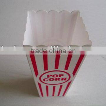 square plastic popcorn bowl container