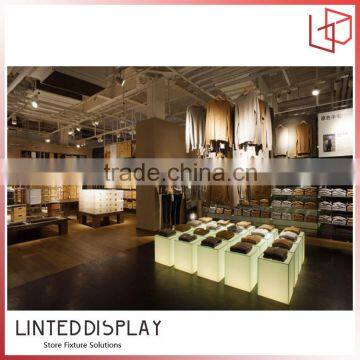 Modern shopping center high-grade clothes display stands