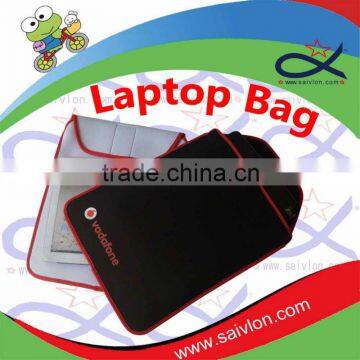 Neoprene waterproof laptop bag with flap