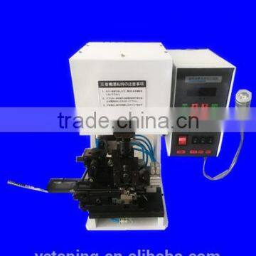 Semi automatic terminal and wire crimping machine