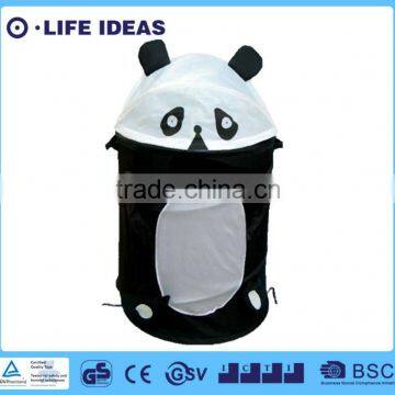 kids pop up cartoon laundry and box storage hamper three-dimensional panda