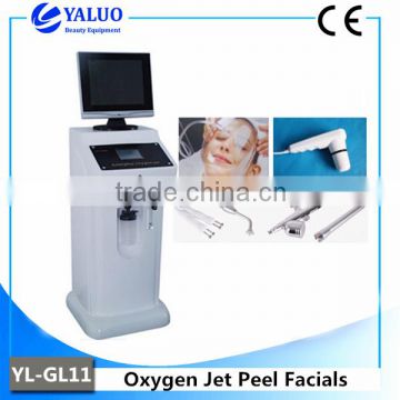 Improve Skin Texture YL-GL11 Oxygen Jet Peel Beauty Machine With Ce Hydro Dermabrasion