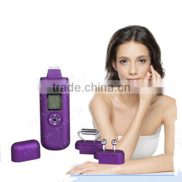 Mini electrical facial massage muscle roller stick