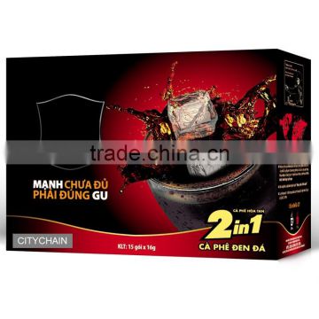 2 IN 1 INSTANT COFFEE BLACK COFFEE 16gr x 15 sachets