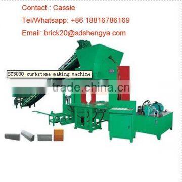 industrial machinery equipment SY3000 full automatic hydraulic concrete kerbstone mould alibaba com