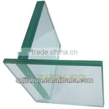 safety bulletproof glass with natural color pvb film