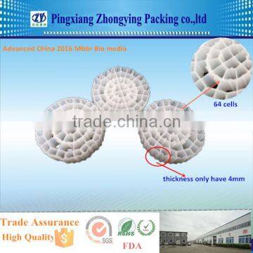 High Quality and Best price 64 spokes New Mbbr Bio media Plastic Bio media