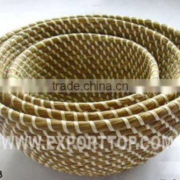 Hot Selling Sea Grass Food Storage Baskets (july@etopvietnam.com)