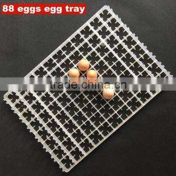 Incubation Equipment Accessories White Plastic 88 Egg Tray for chicken incubator