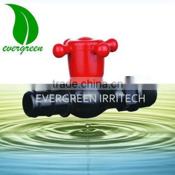 PVC straight water tap plastic drip Irrigation mini ball valve