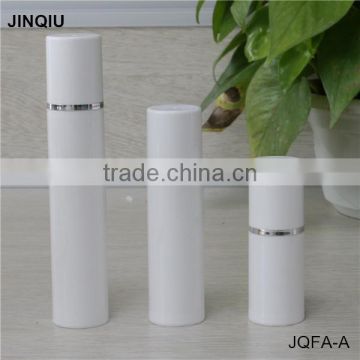 Thick PETG cream pump bottles,column peral white expensive liquid bottles with pump,plastic lotion bottle