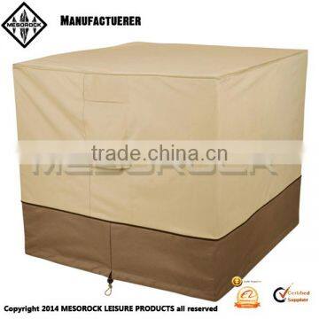 Heavy duty decorative outdoor square air conditioner cover